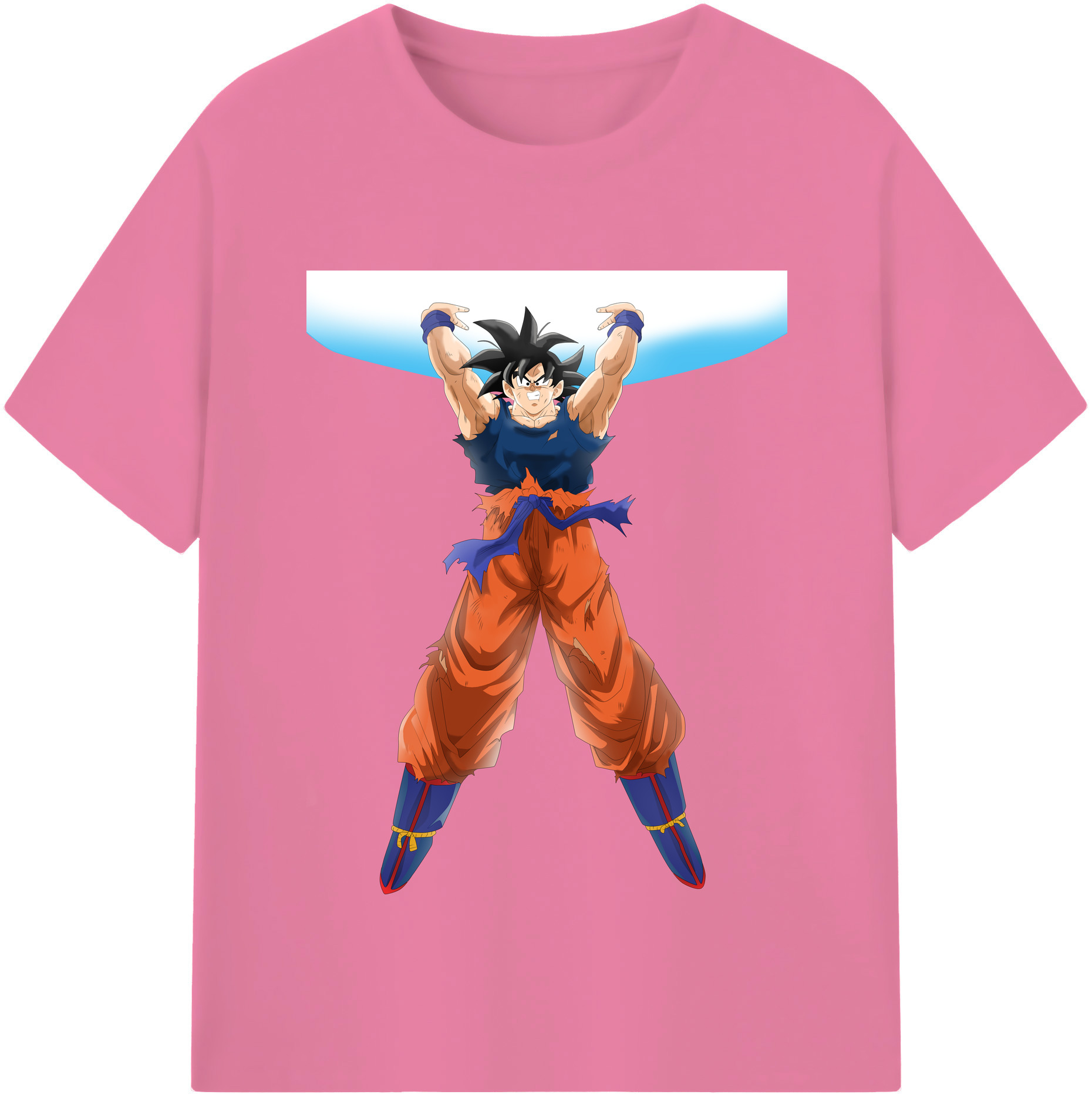 （画像用） ドラゴンボール 孫悟空（そん ごくう）Son Goku カカロット DRAGON BALL Kakarotto 綿100％半袖Tシャツ（フロントプリント）